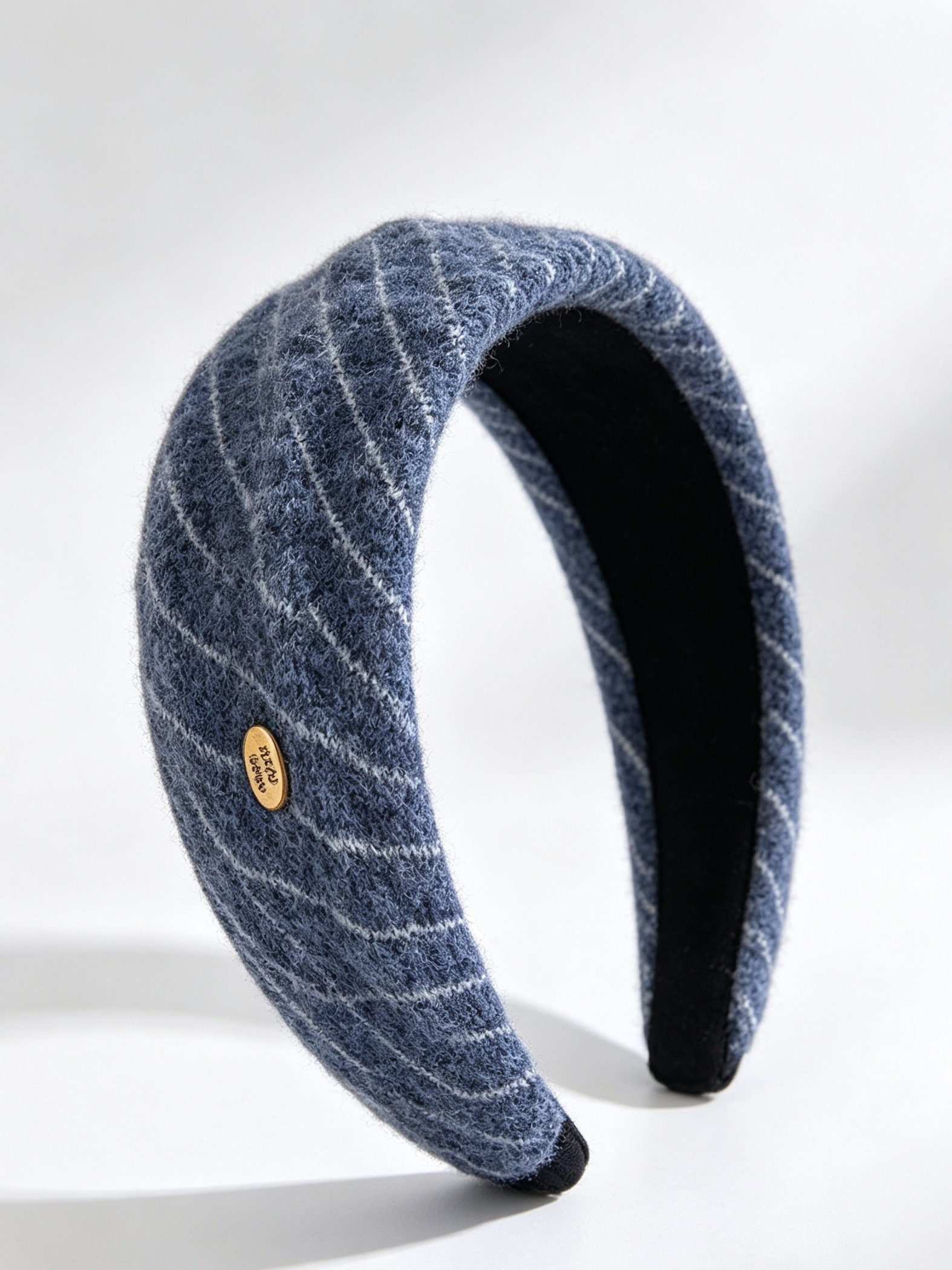 Striped Wide Gold Label Headband