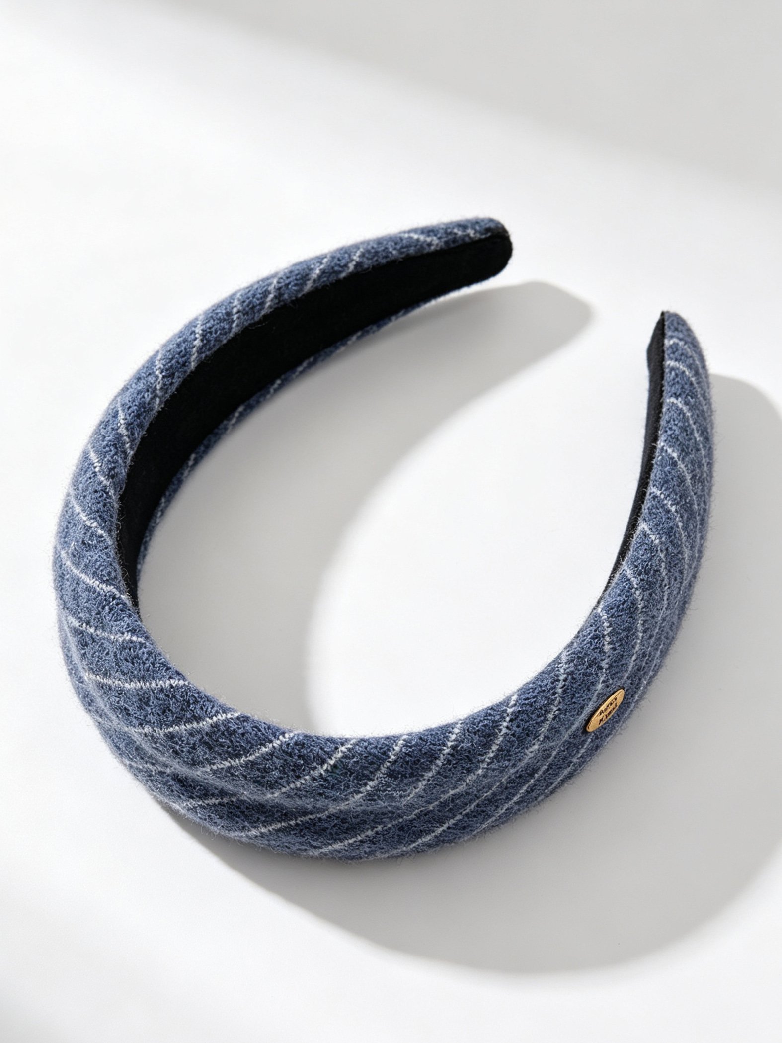 Striped Wide Gold Label Headband