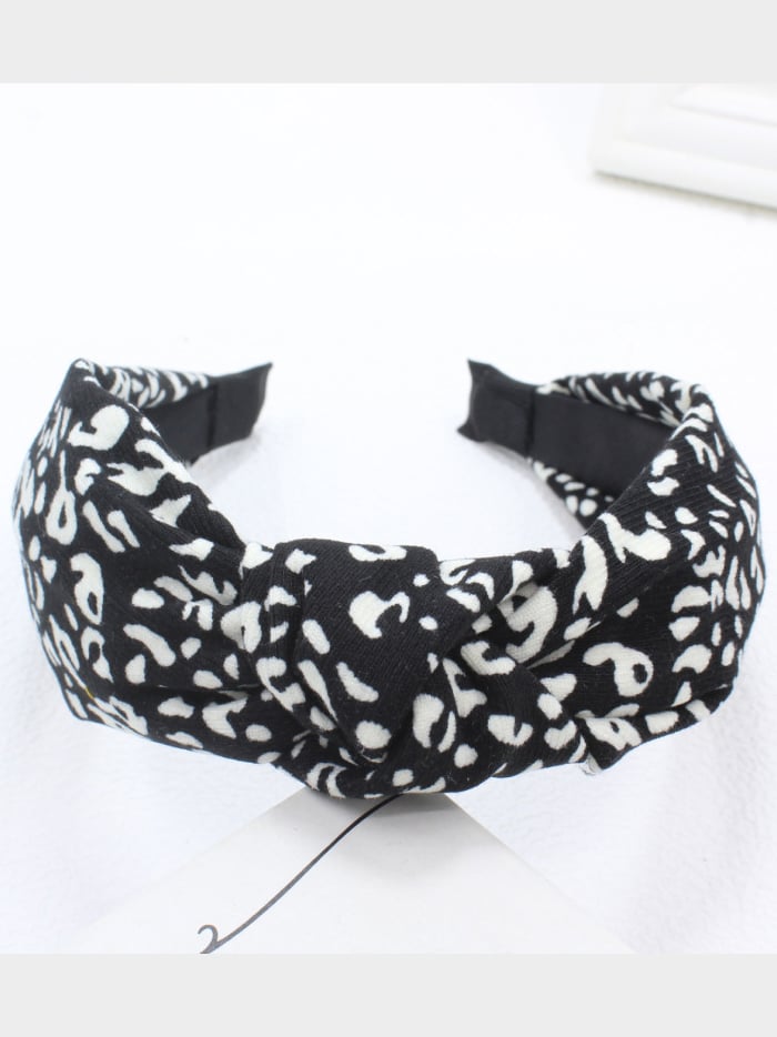 Mixed Color Wide Knotted Headband