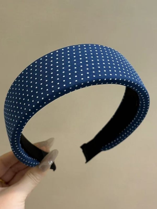 Korean Style Polka Dot Wide Headband