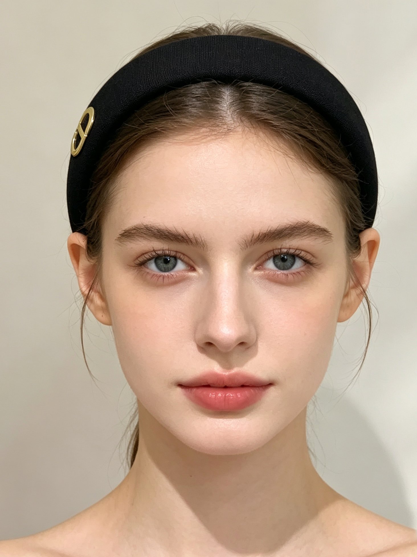 Korean Style Plaid Headband