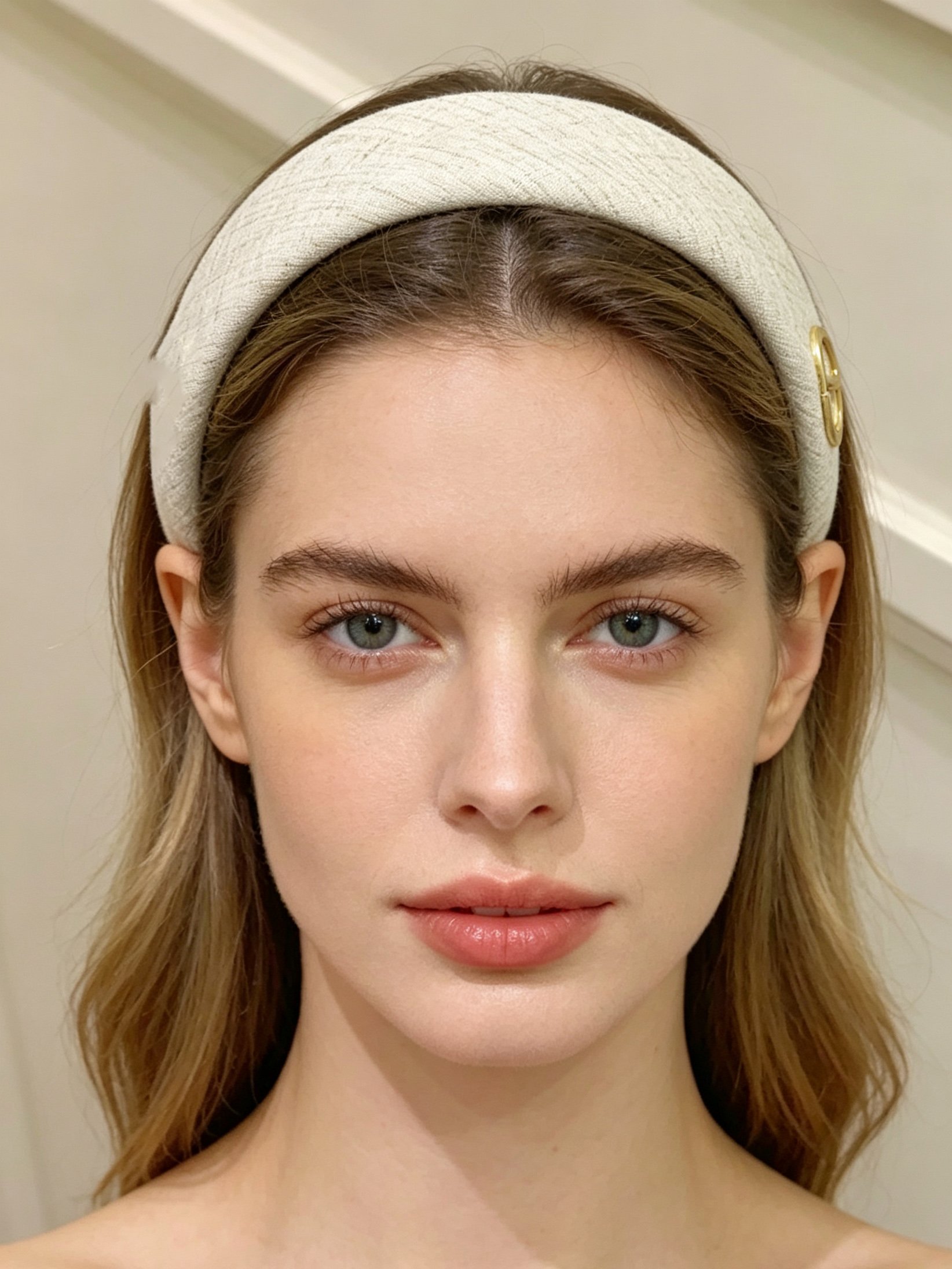 Korean Style Plaid Headband