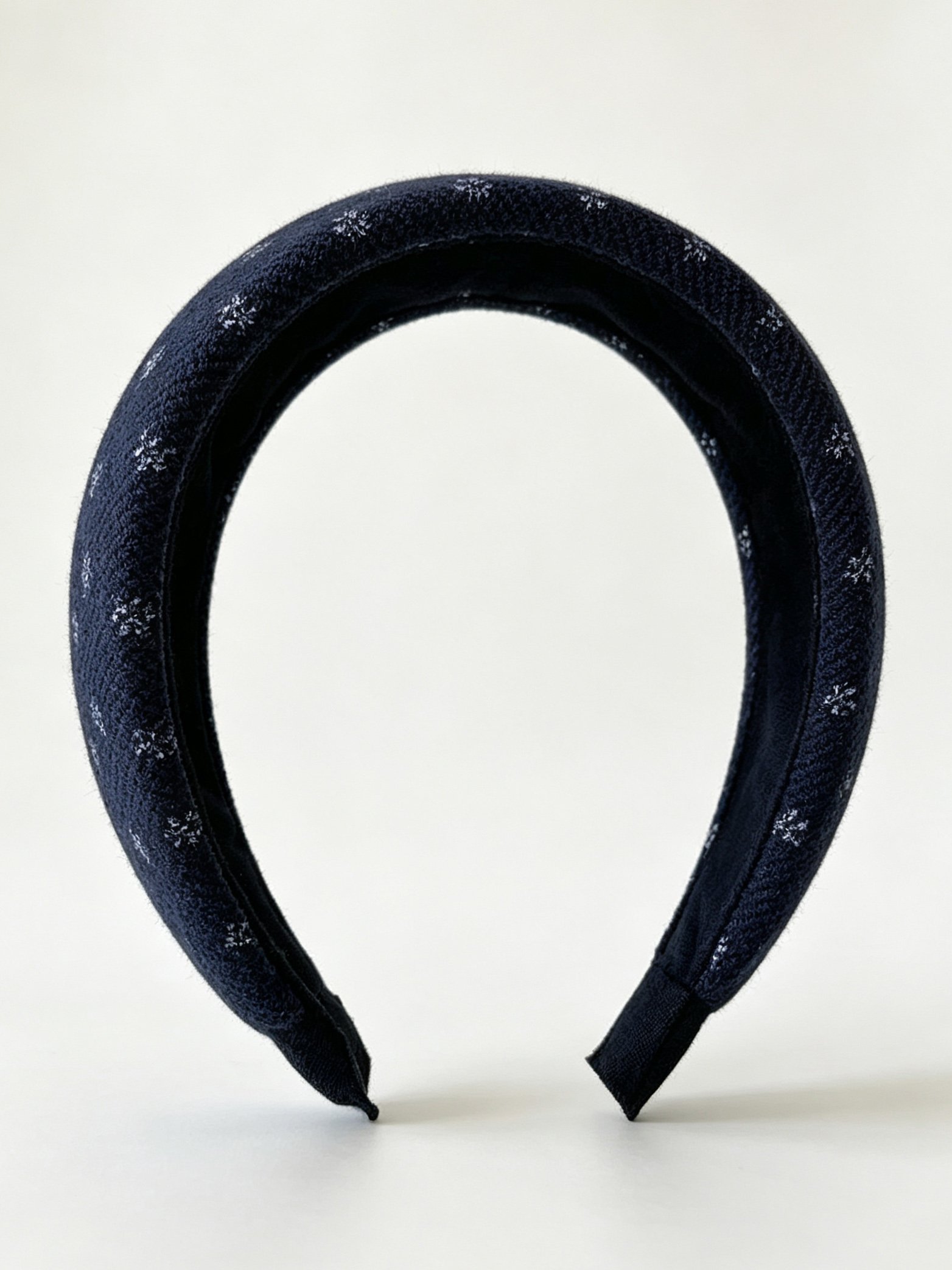 Knitted Small Floral Wide Headband
