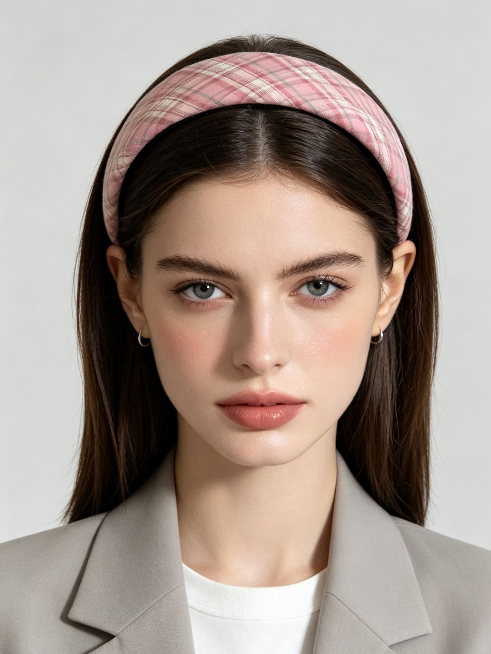 Plaid Wide Headband