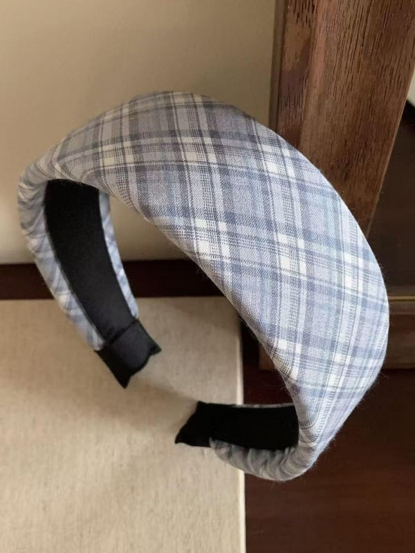 Plaid Wide Headband