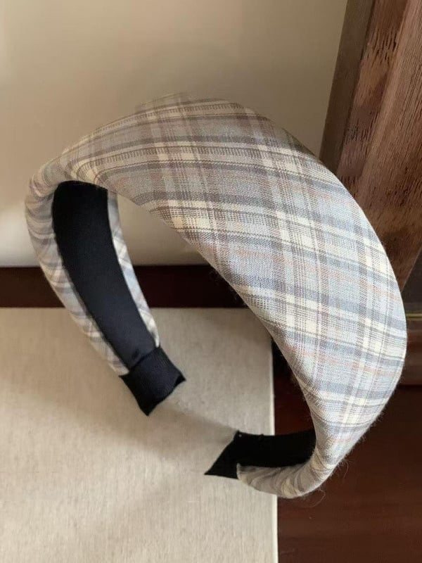 Plaid Wide Headband