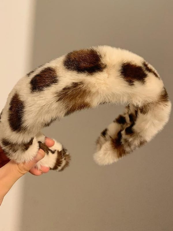 Autumn Winter Plush Headband