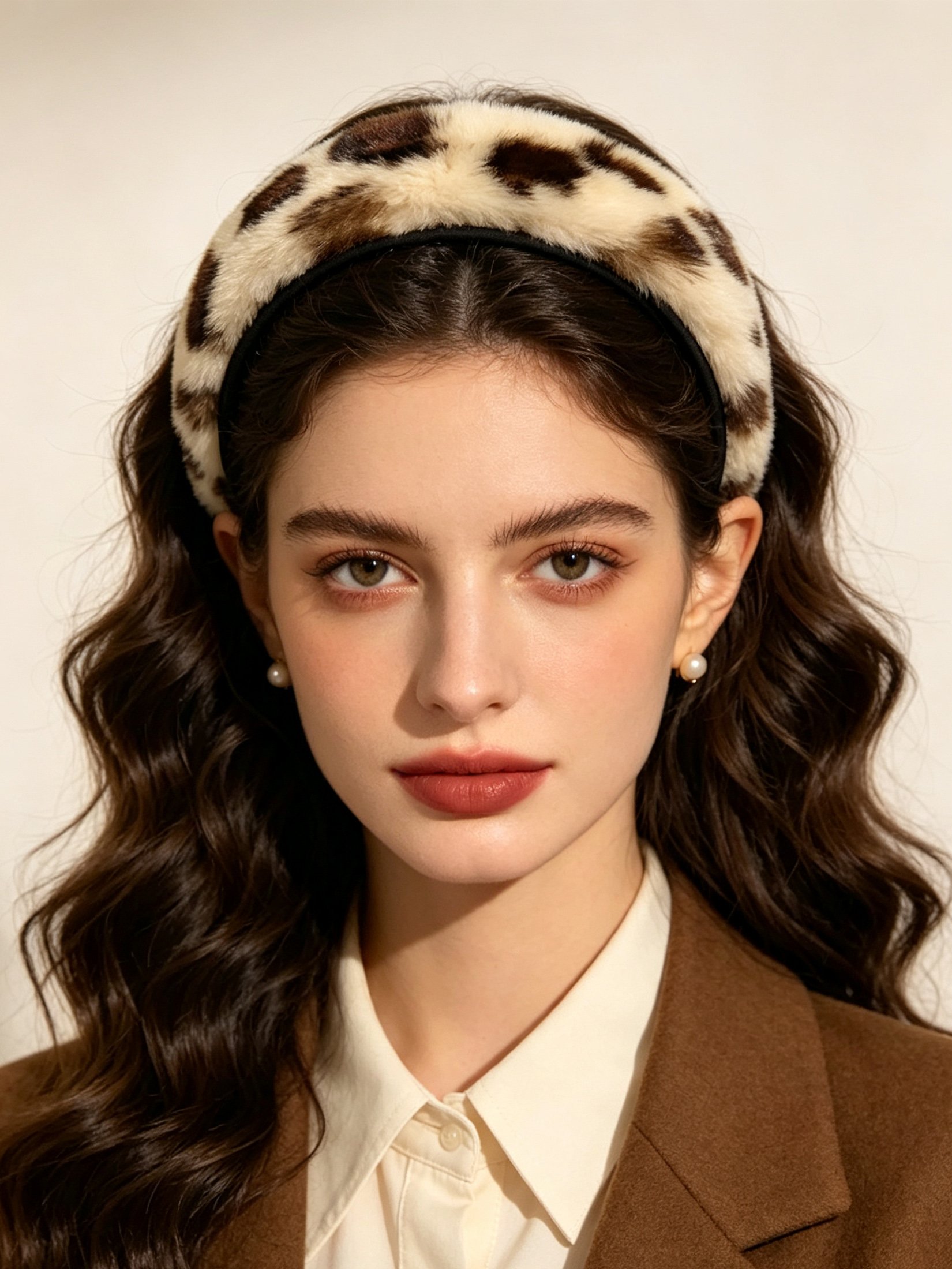 Autumn Winter Plush Headband