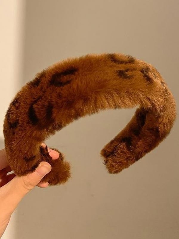 Autumn Winter Plush Headband