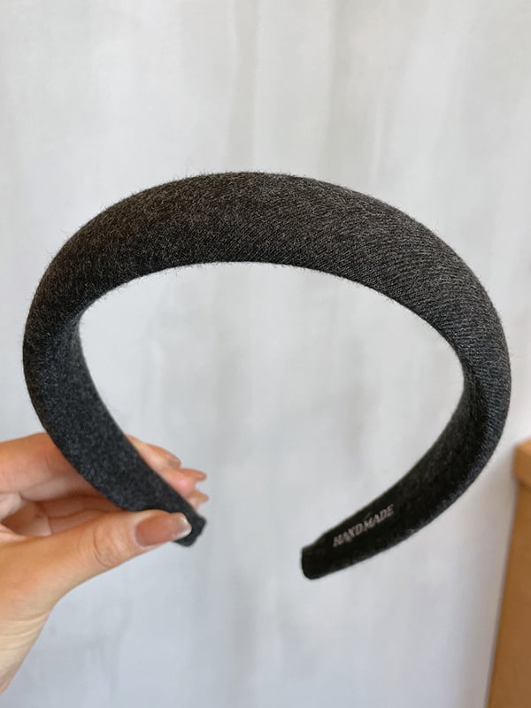 Wide Solid Color Plush Headband