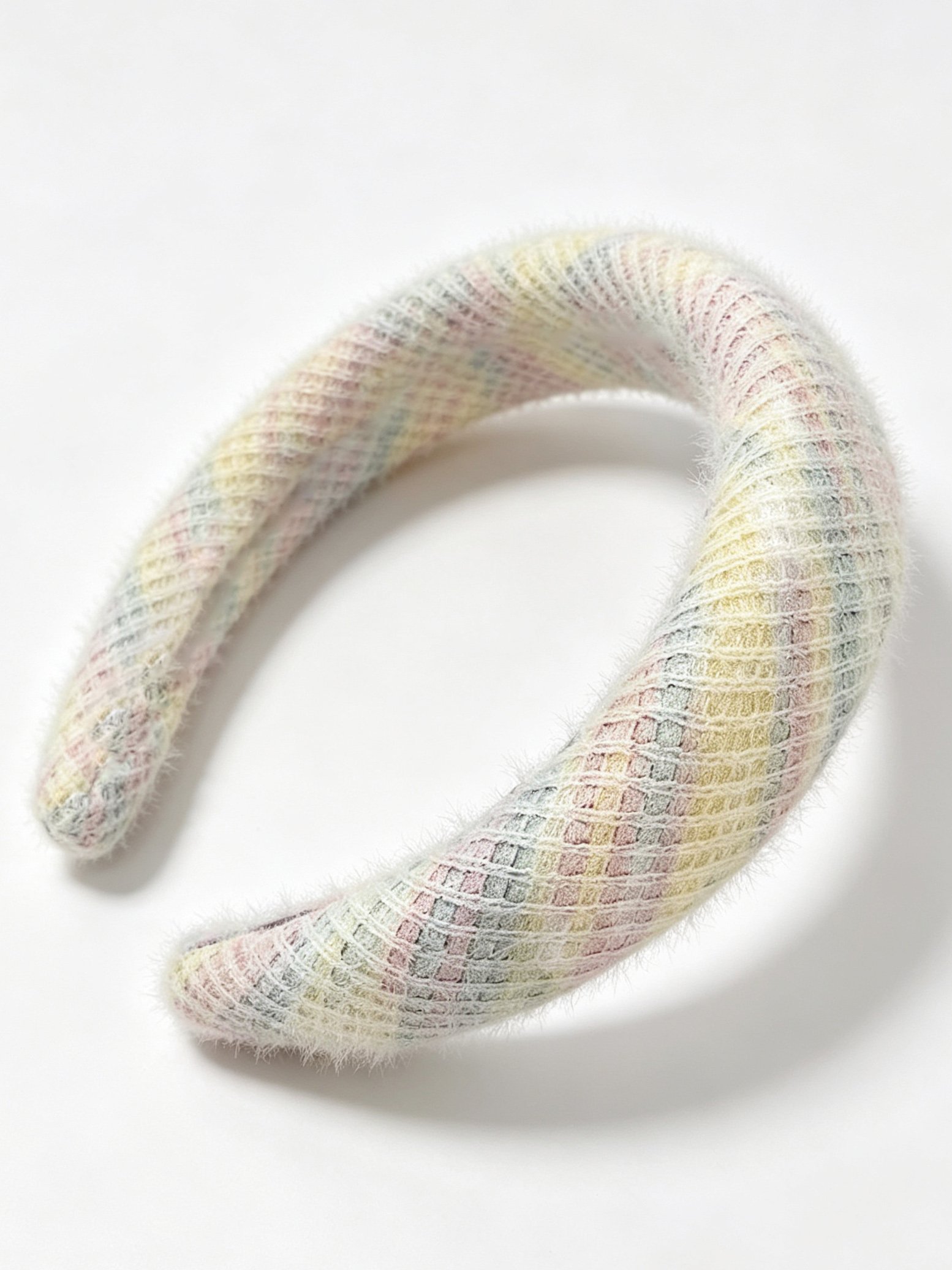Wide Colorful Plush Headband