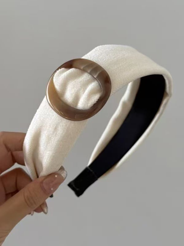 Minimalist Round Ring Wide Headband