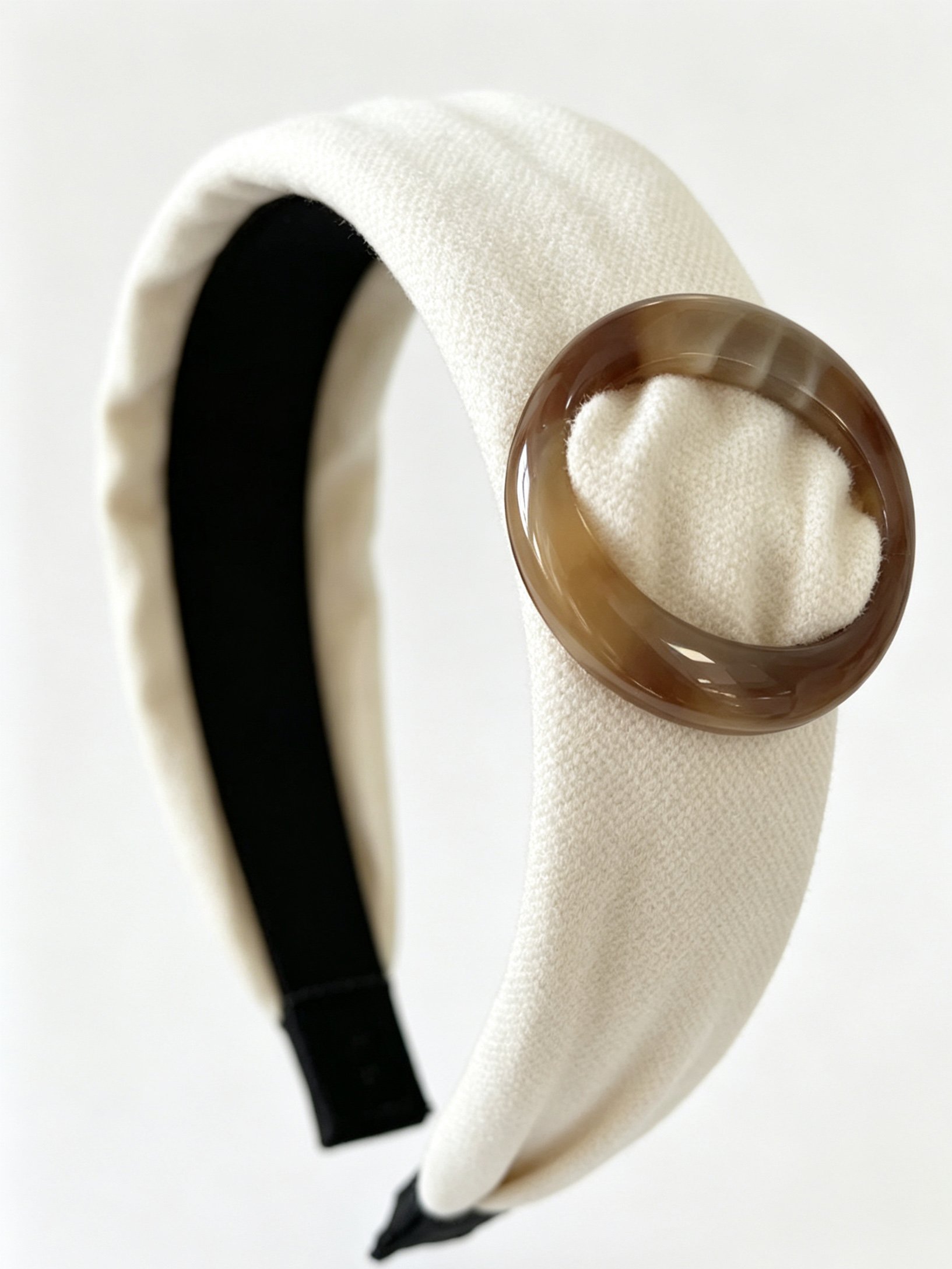 Minimalist Round Ring Wide Headband