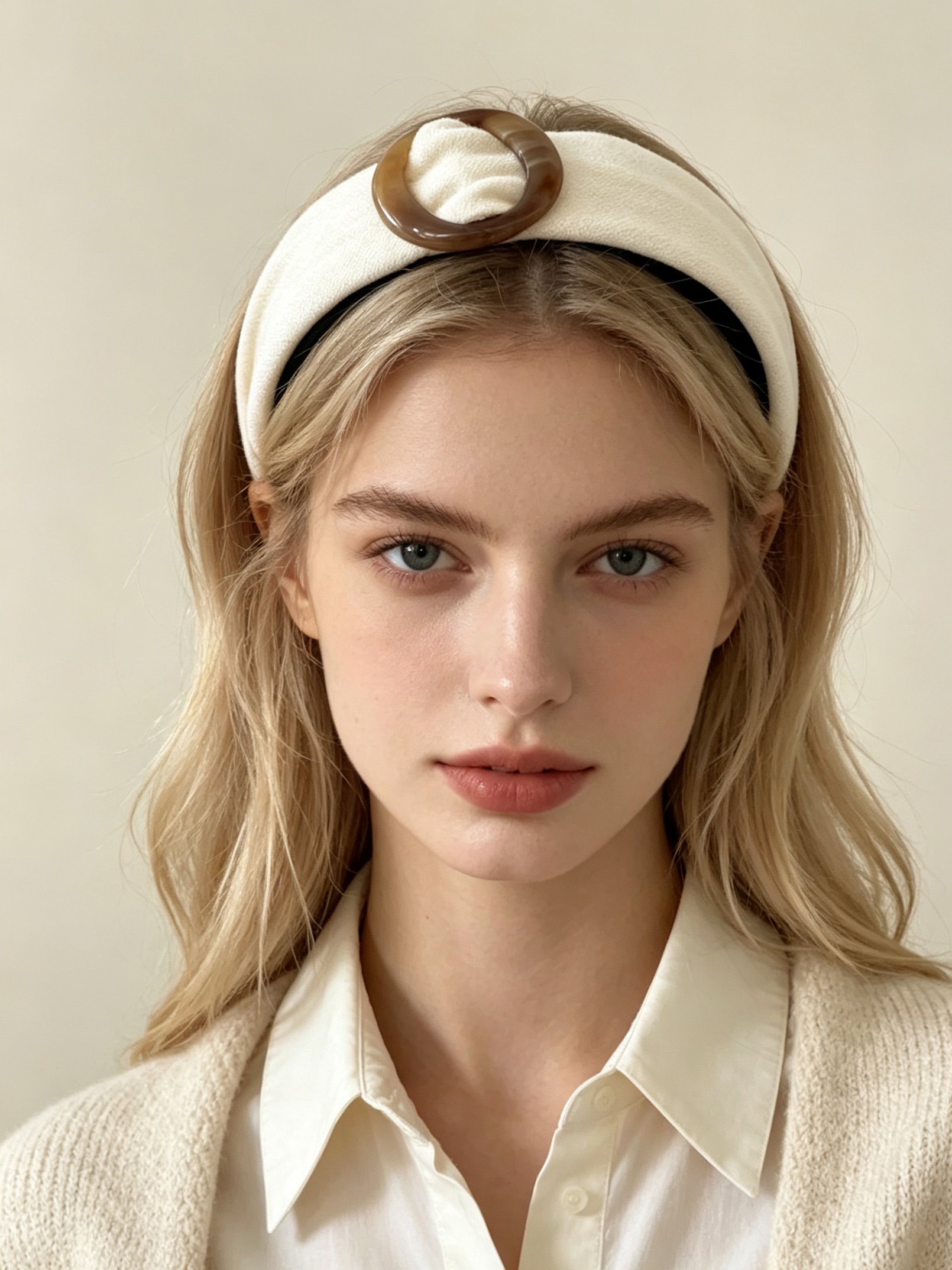 Minimalist Round Ring Wide Headband