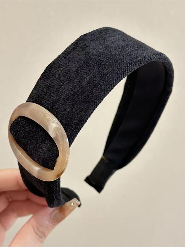 Minimalist Round Ring Wide Headband