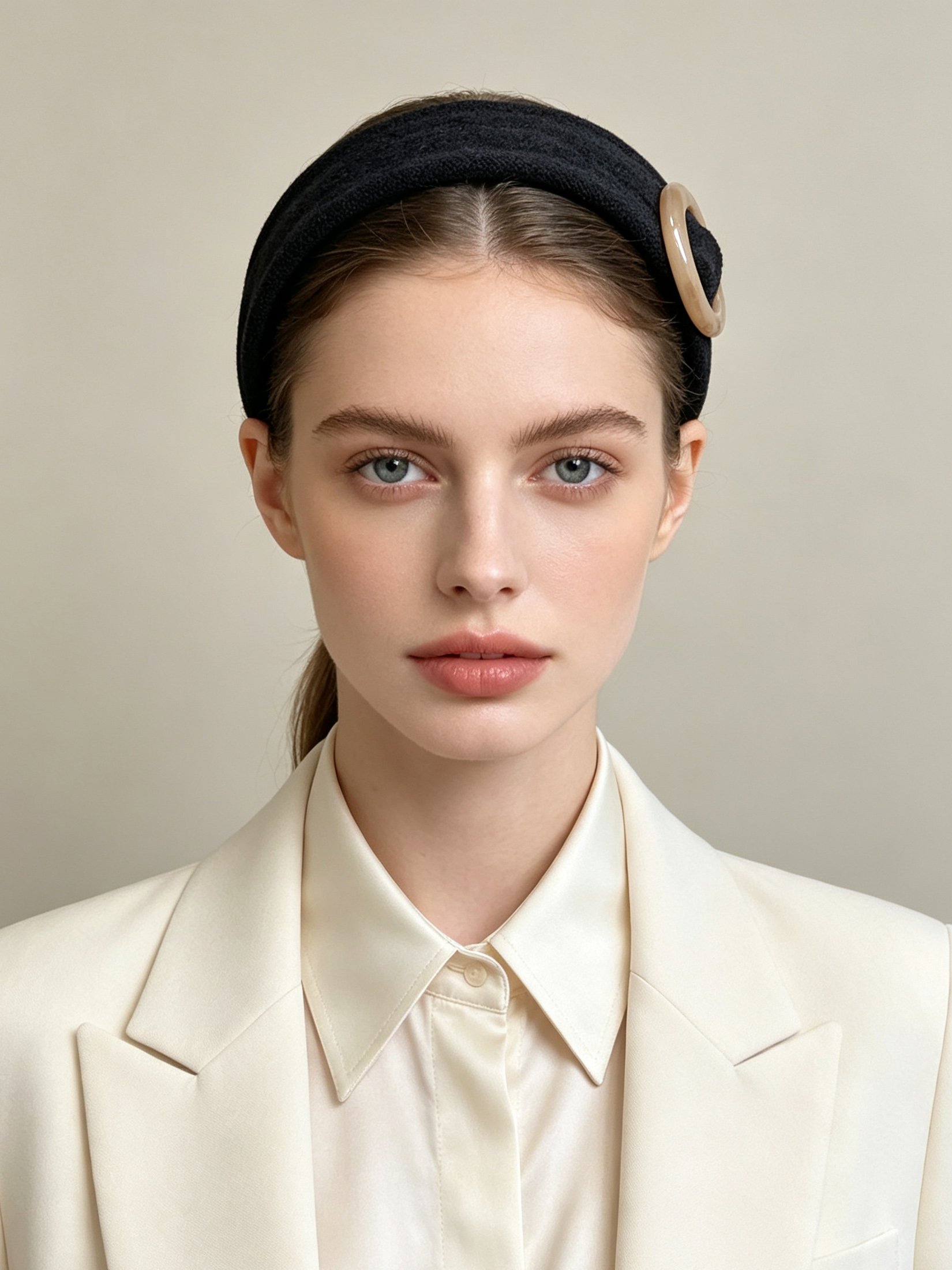 Minimalist Round Ring Wide Headband