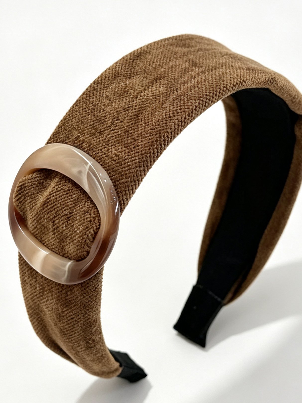 Minimalist Round Ring Wide Headband