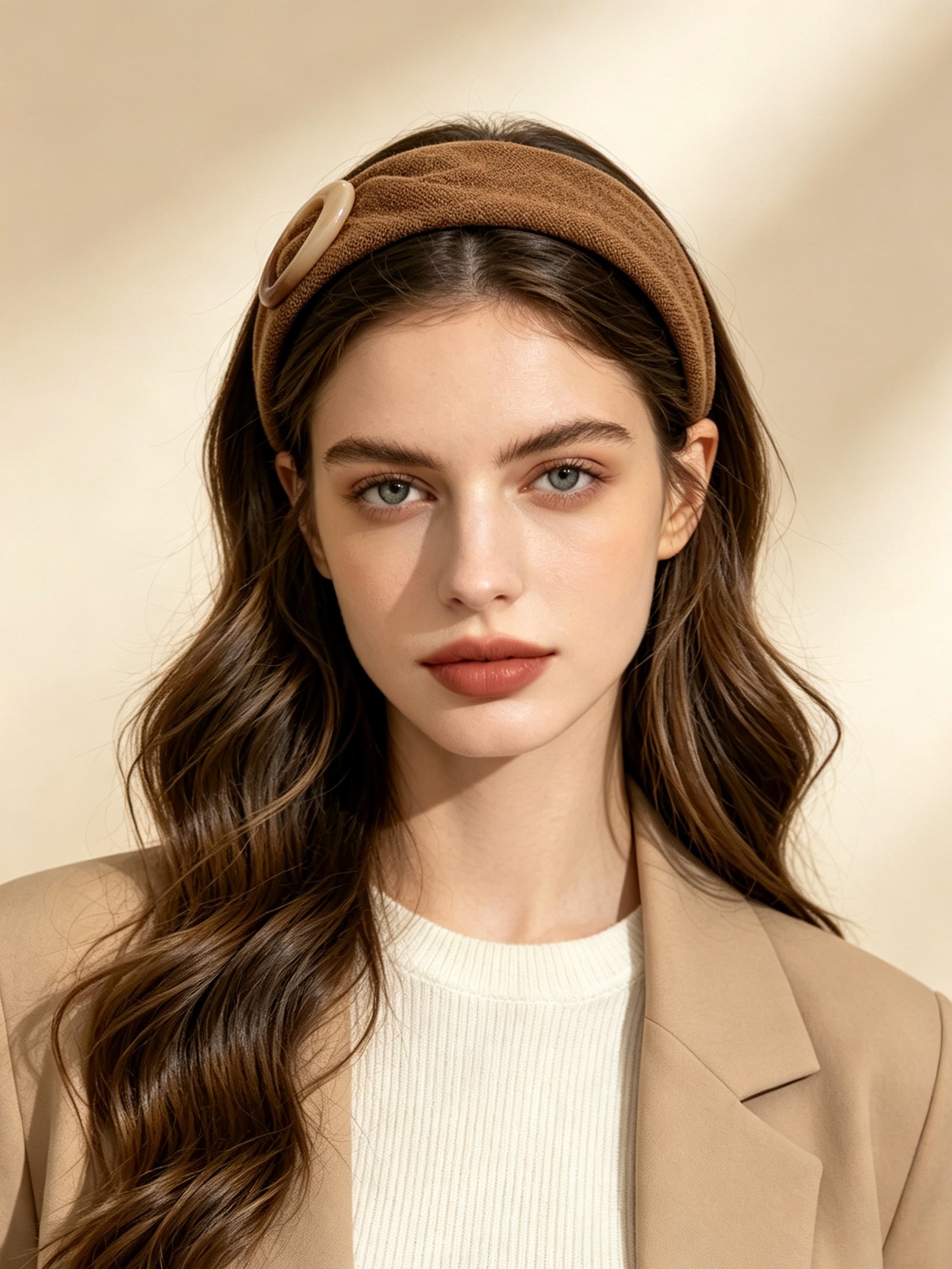 Minimalist Round Ring Wide Headband