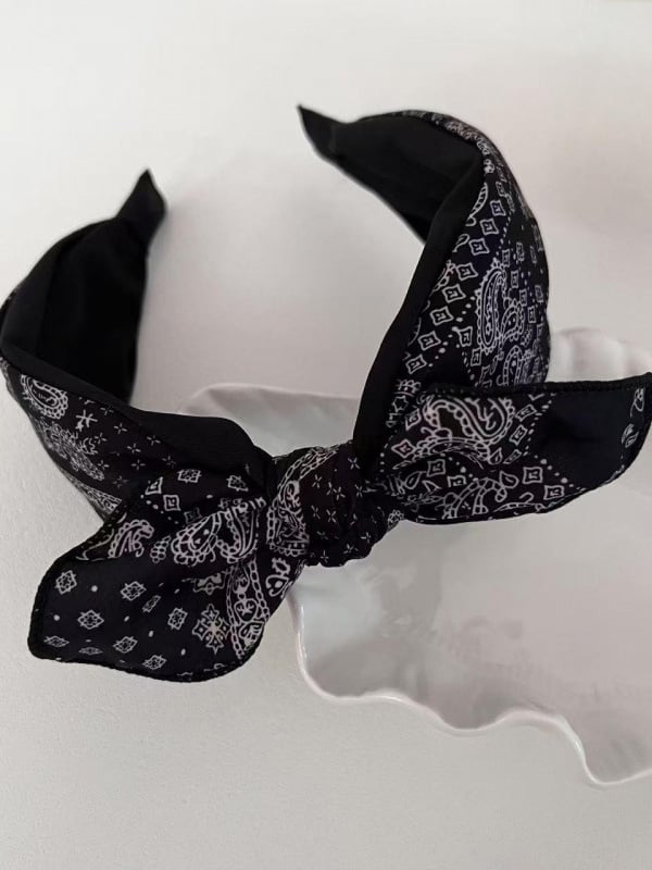 Paisley Bow Headband