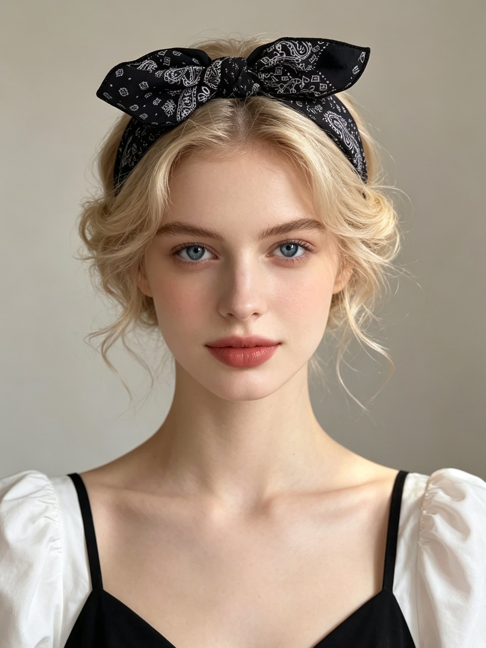 Paisley Bow Headband