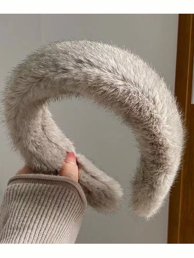 Plush Thickened Wide Headband
