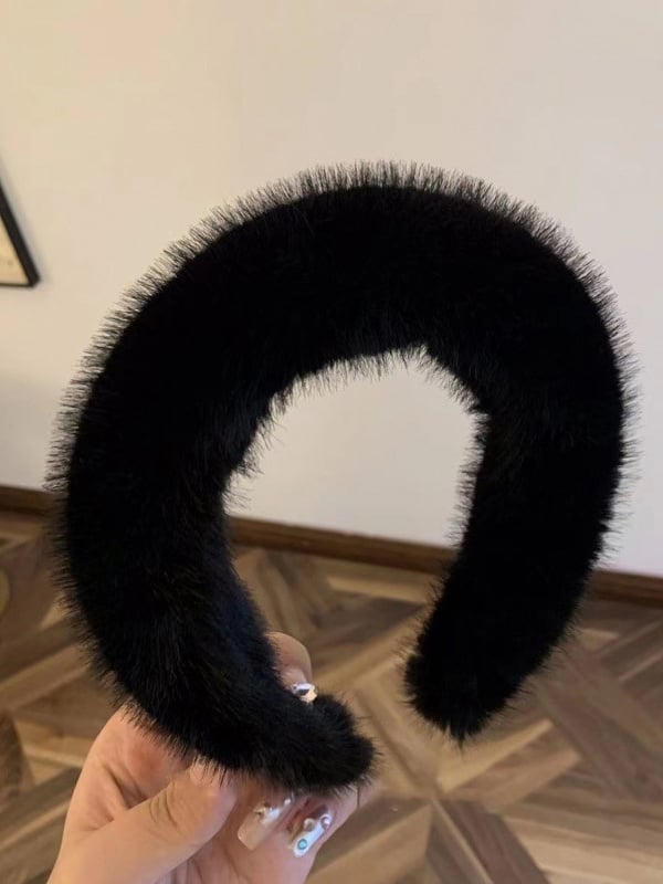 Plush Thickened Wide Headband
