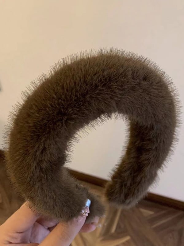 Plush Thickened Wide Headband
