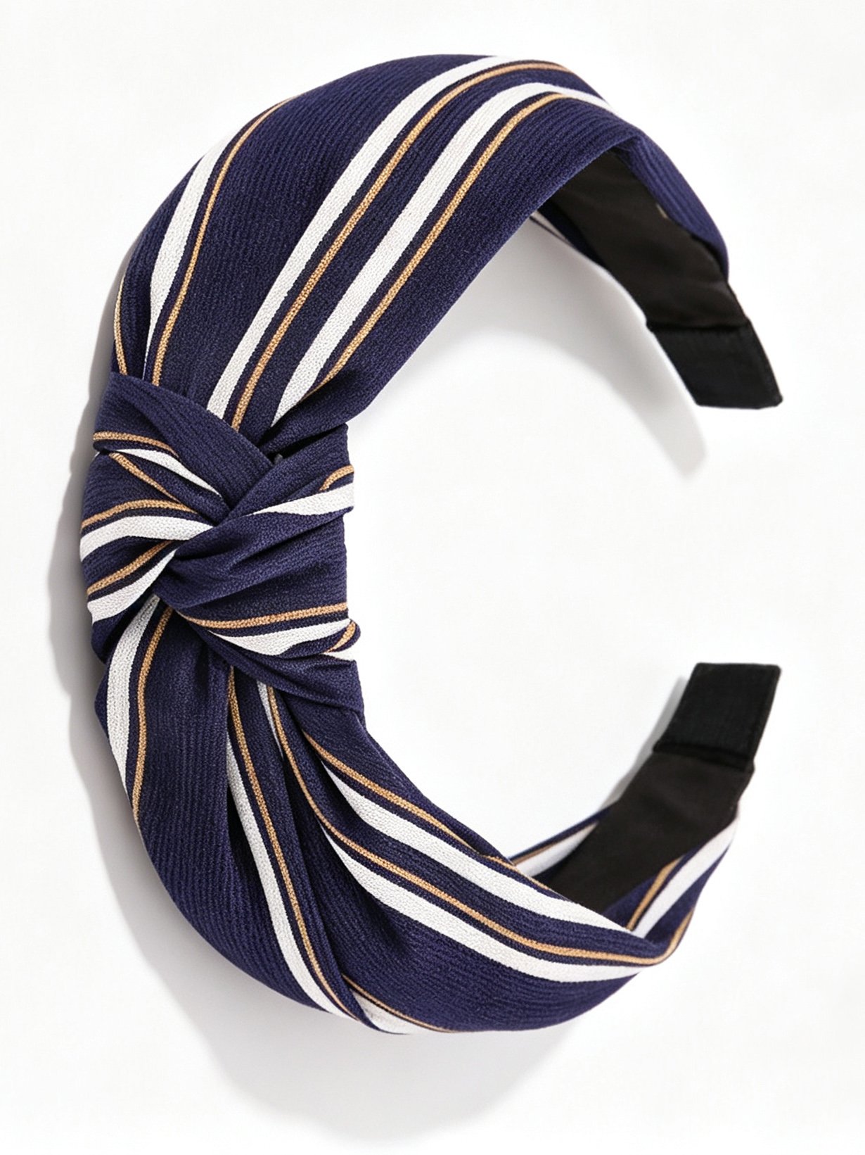 Two-tone Thin Stripe Knotted Headband