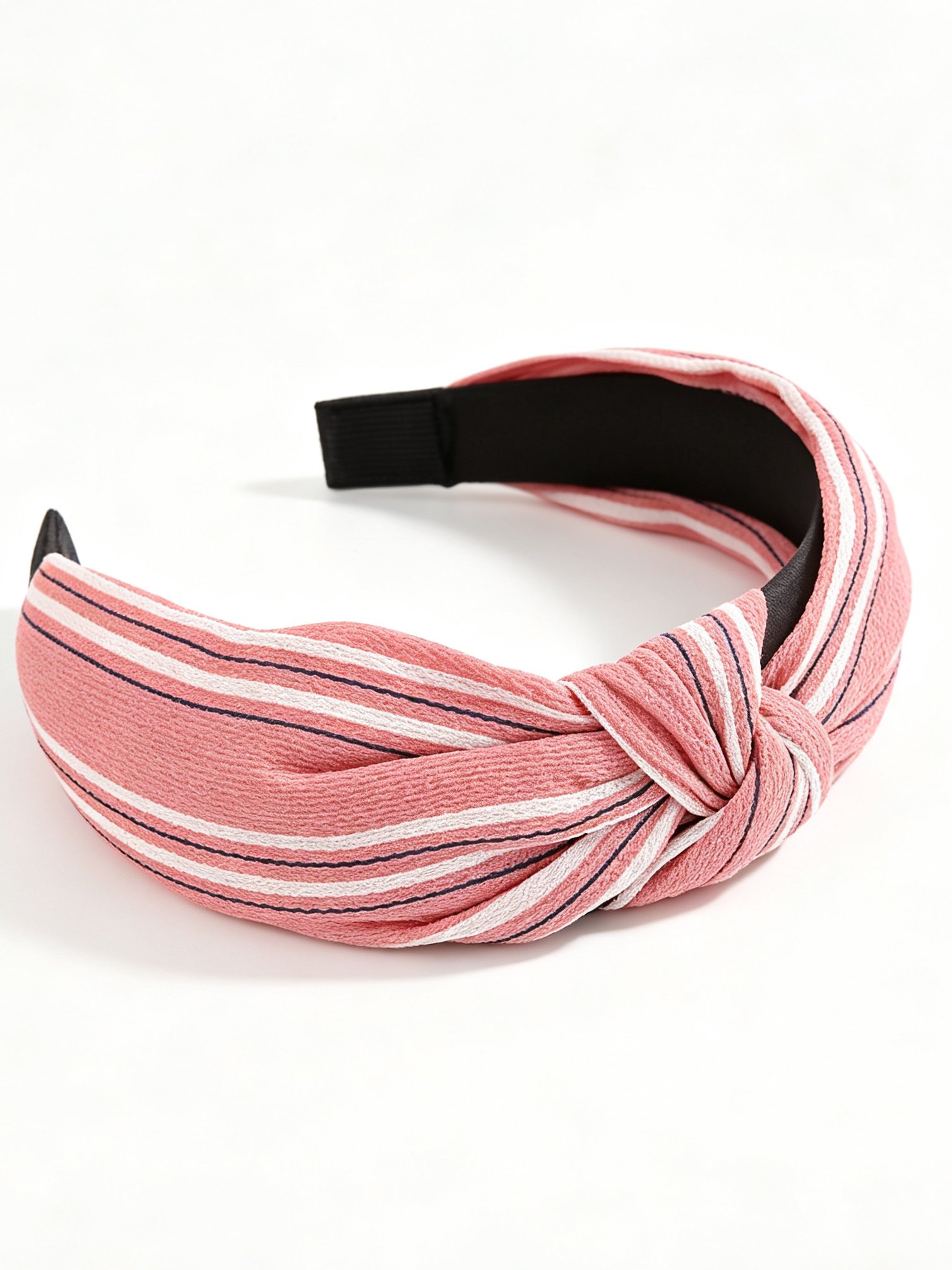 Two-tone Thin Stripe Knotted Headband