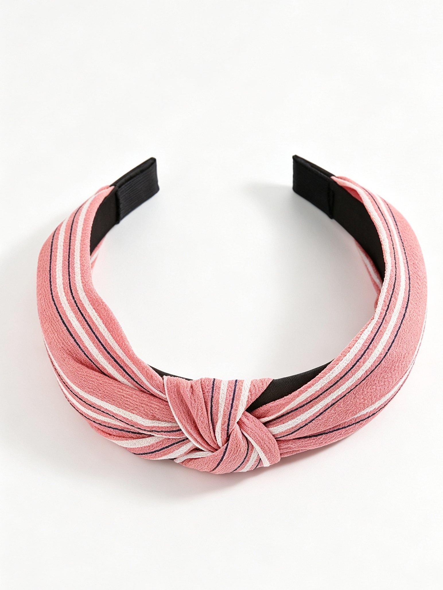Two-tone Thin Stripe Knotted Headband