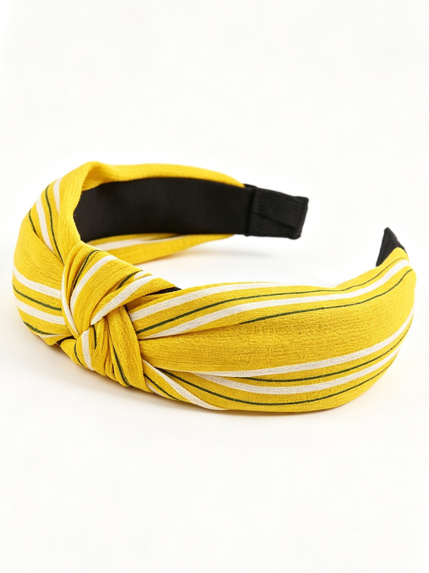 Two-tone Thin Stripe Knotted Headband