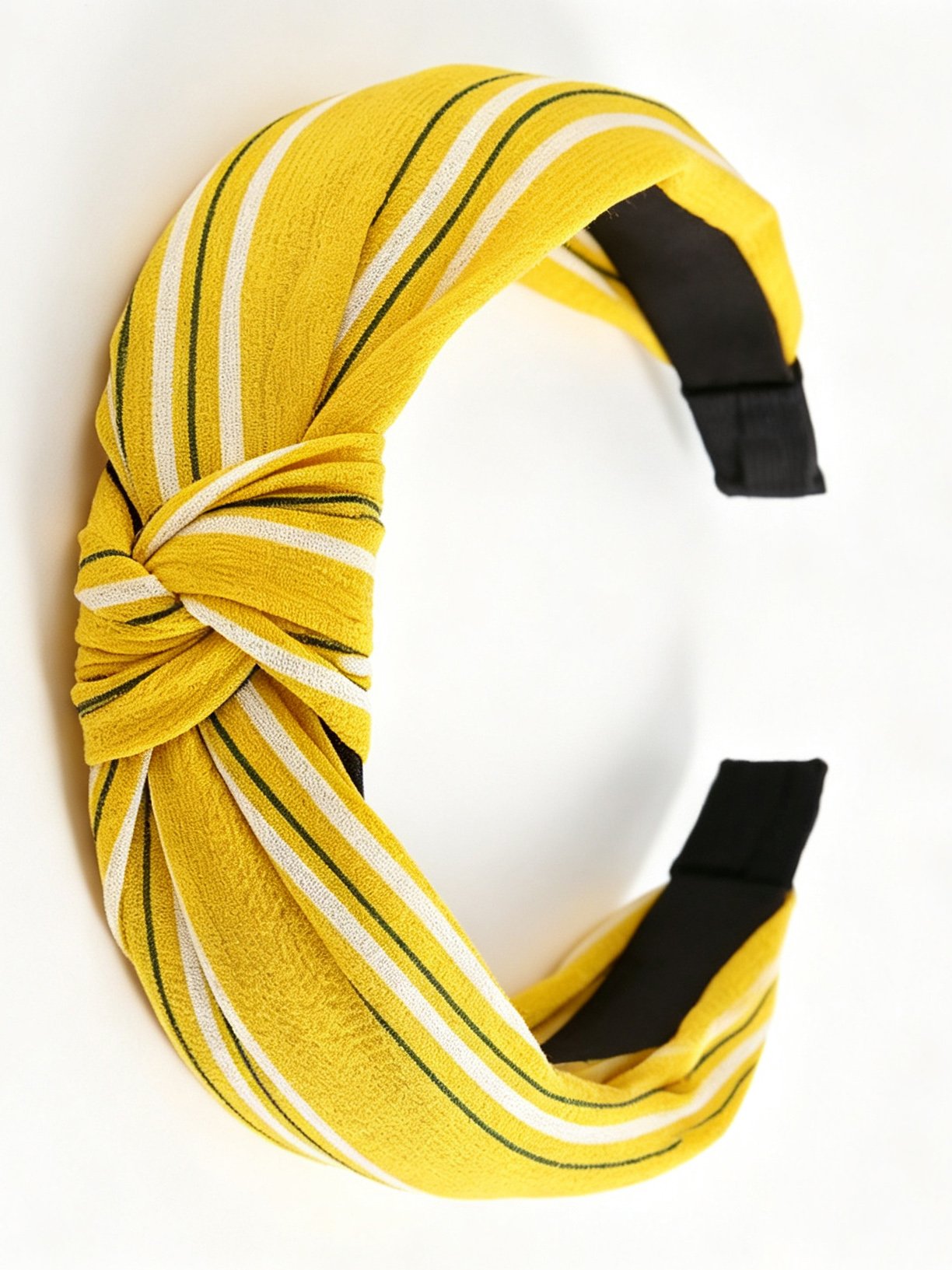 Two-tone Thin Stripe Knotted Headband
