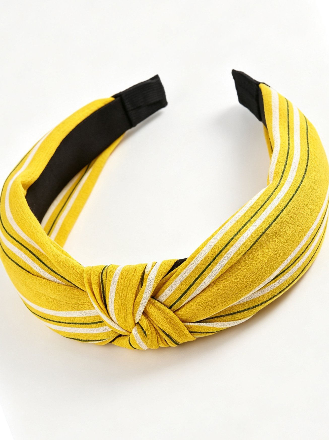 Two-tone Thin Stripe Knotted Headband