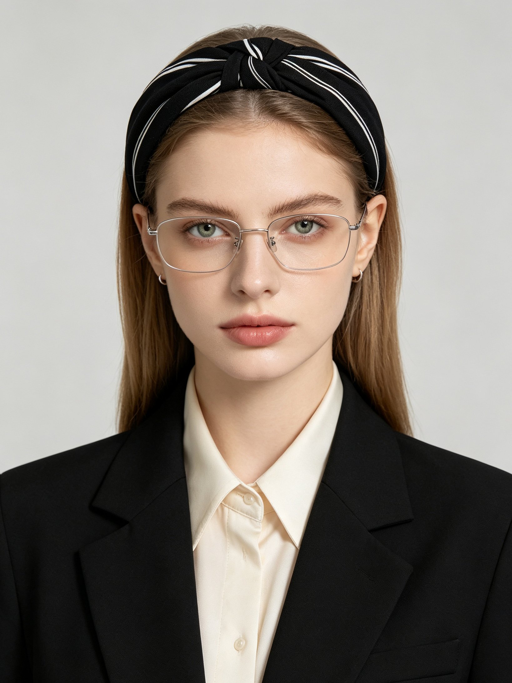 Thin Stripe Knotted Headband
