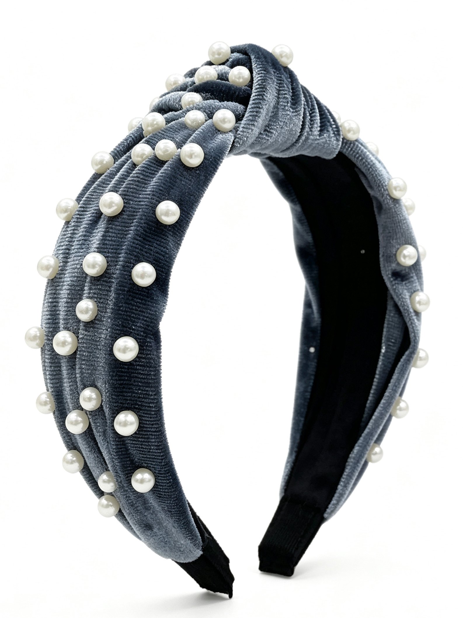 Pearl Knotted Wide Headband