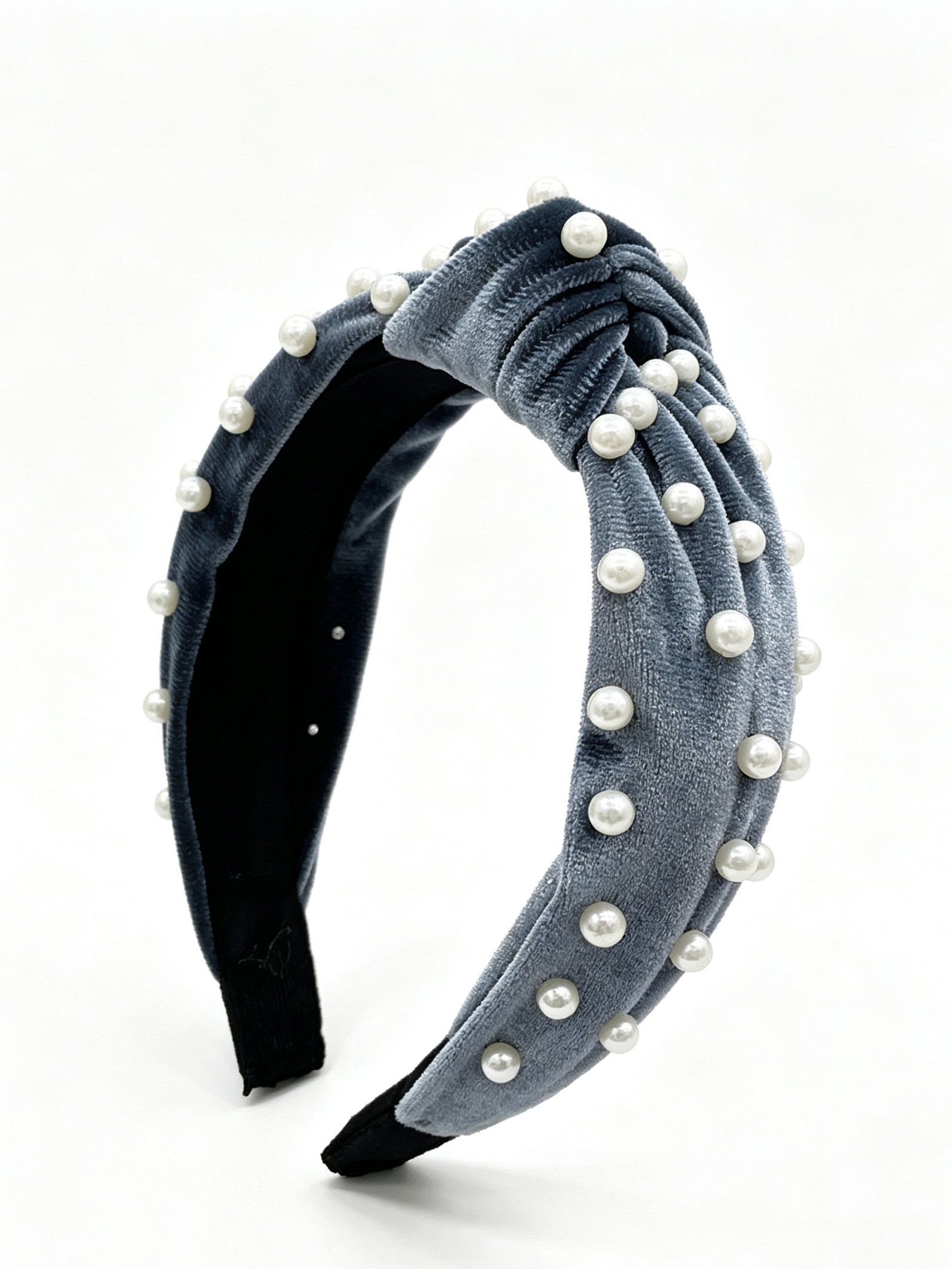 Pearl Knotted Wide Headband