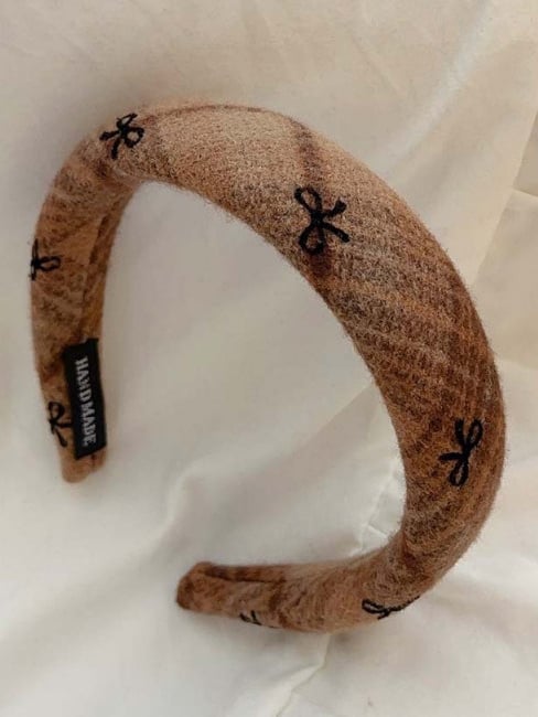 Diamond Lattice Plush Headband