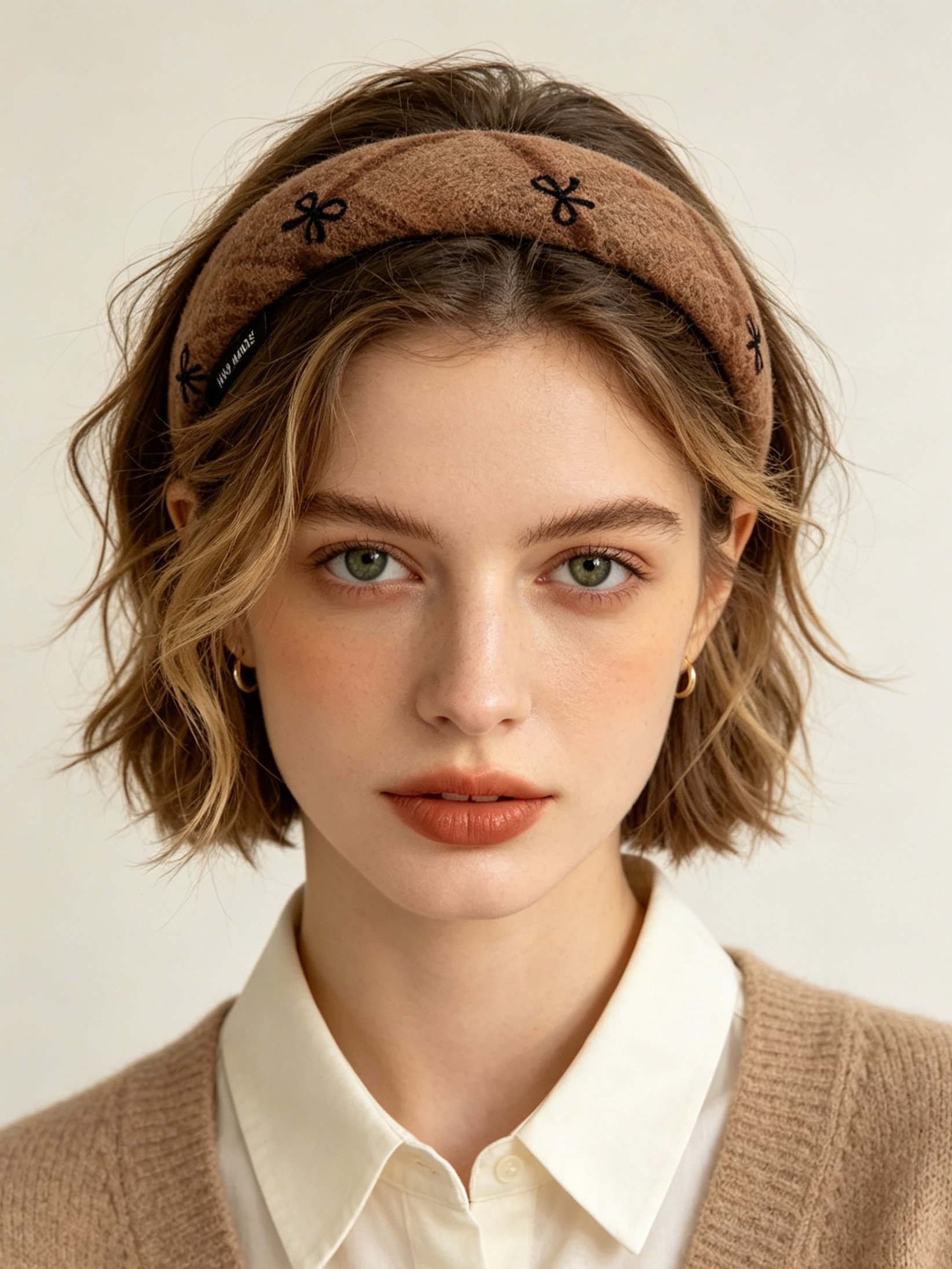 Diamond Lattice Plush Headband