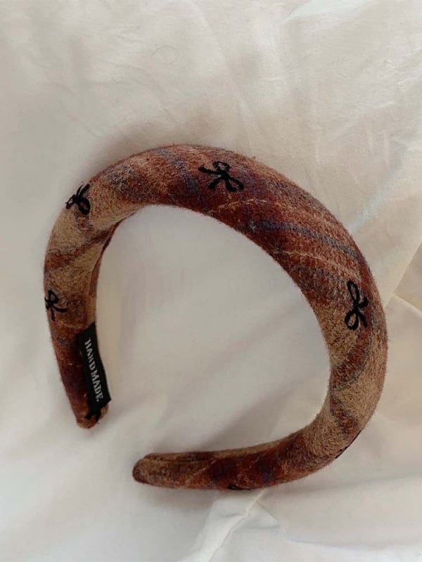Diamond Lattice Plush Headband
