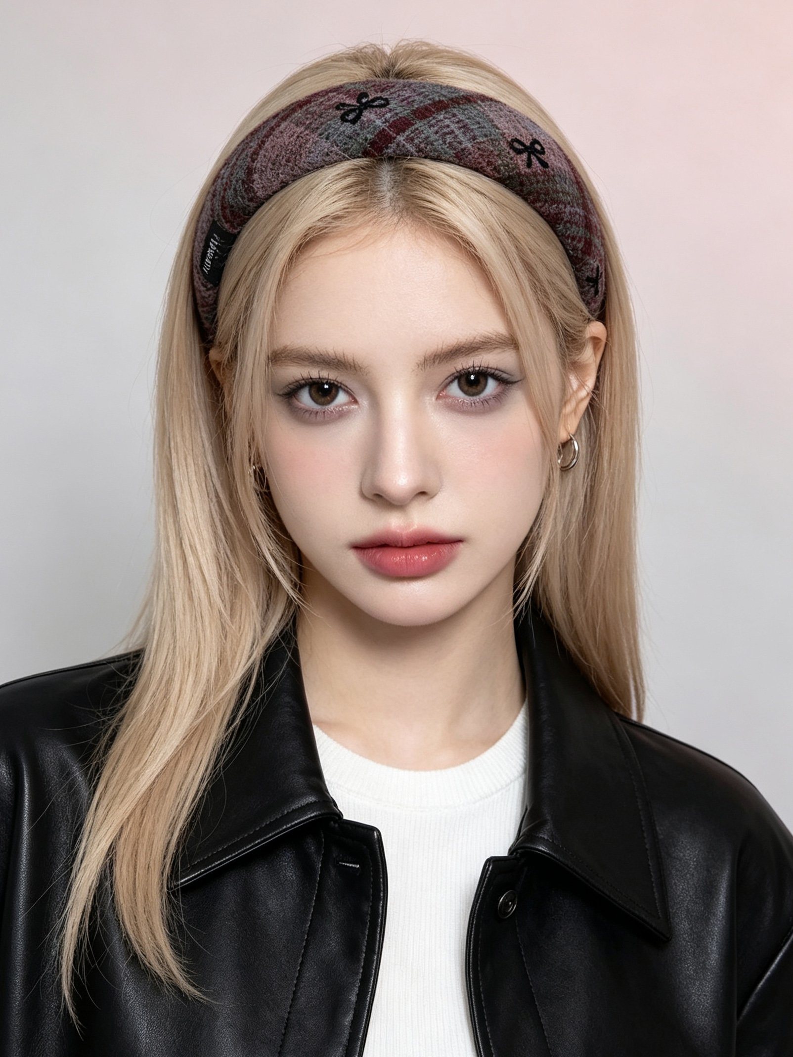 Diamond Lattice Plush Headband