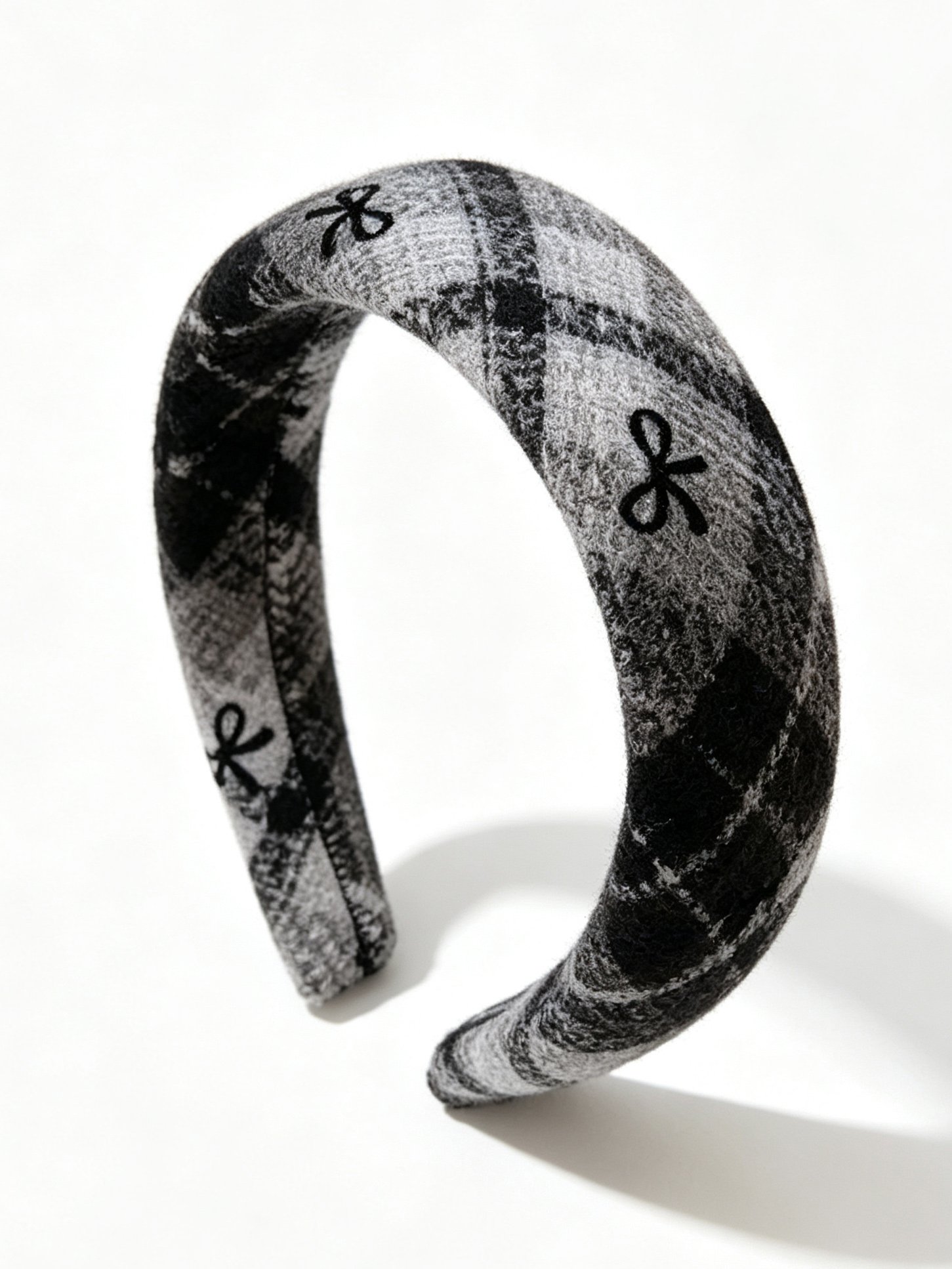 Diamond Lattice Plush Headband