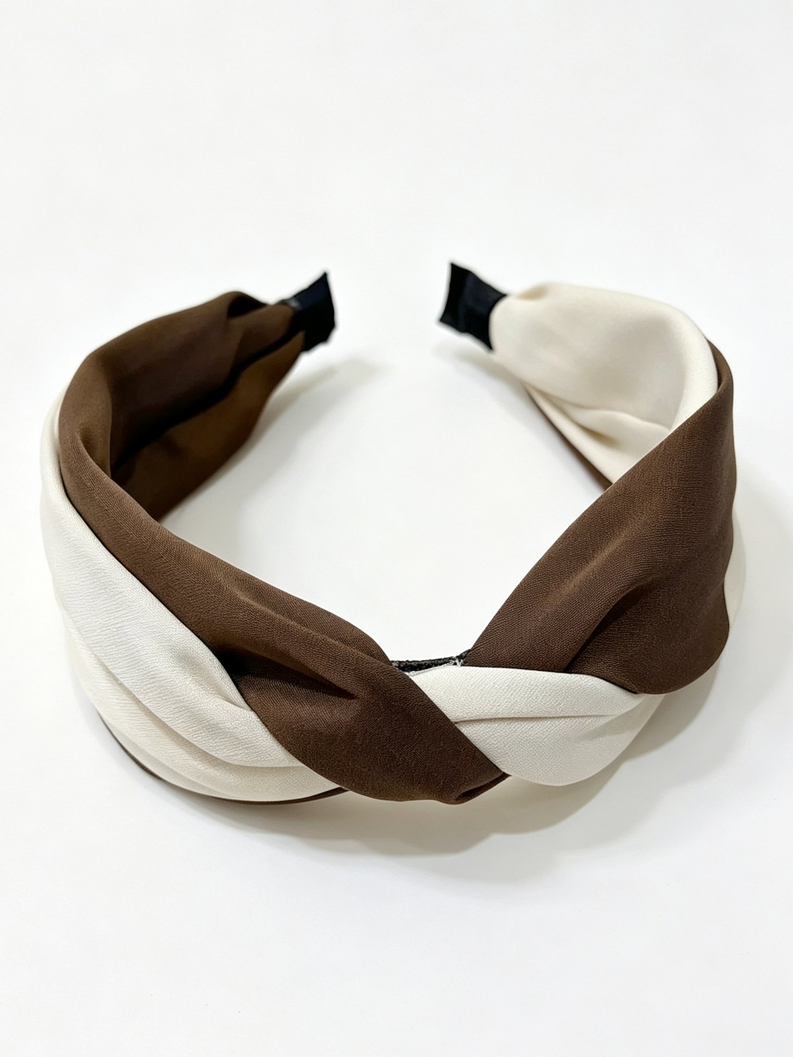 Korean Cross Two-tone Wide Headband