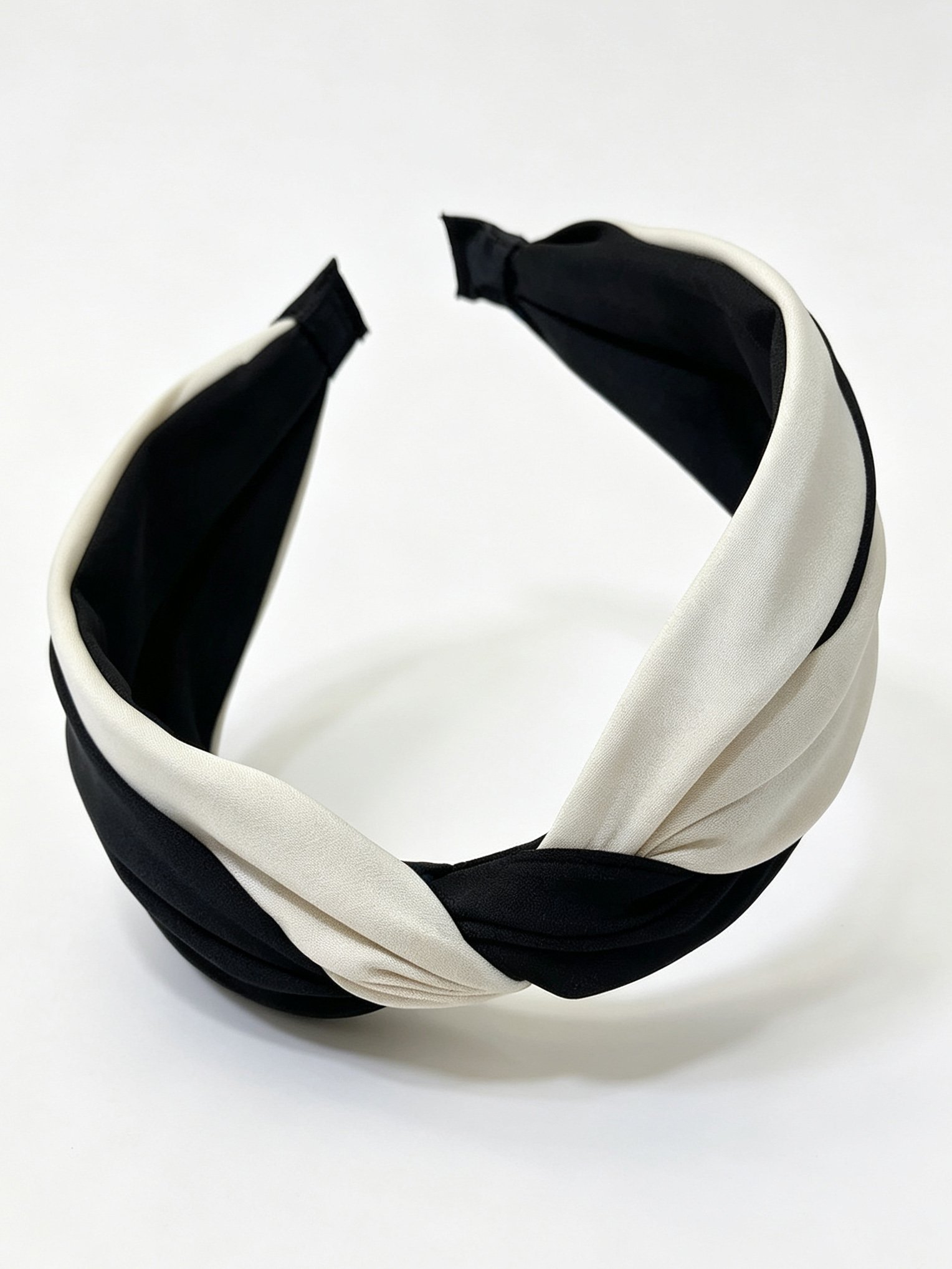 Korean Cross Two-tone Wide Headband
