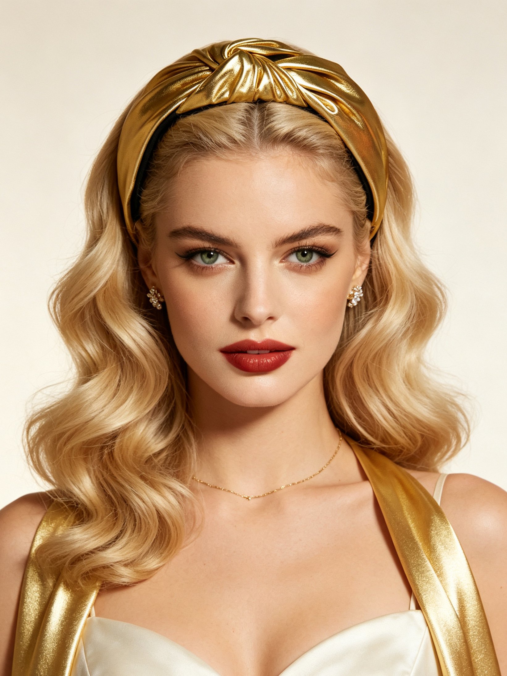 PU Leather Wide Knotted Headband
