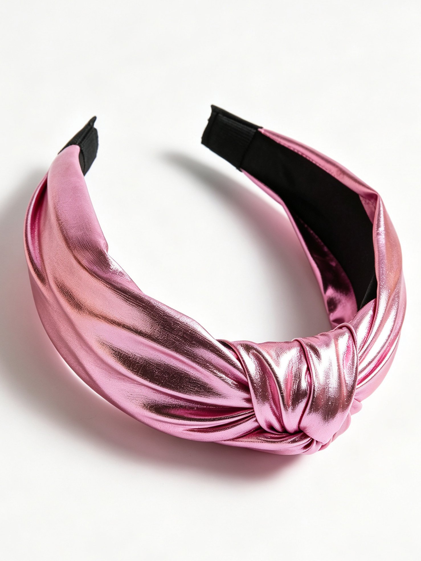 PU Leather Wide Knotted Headband