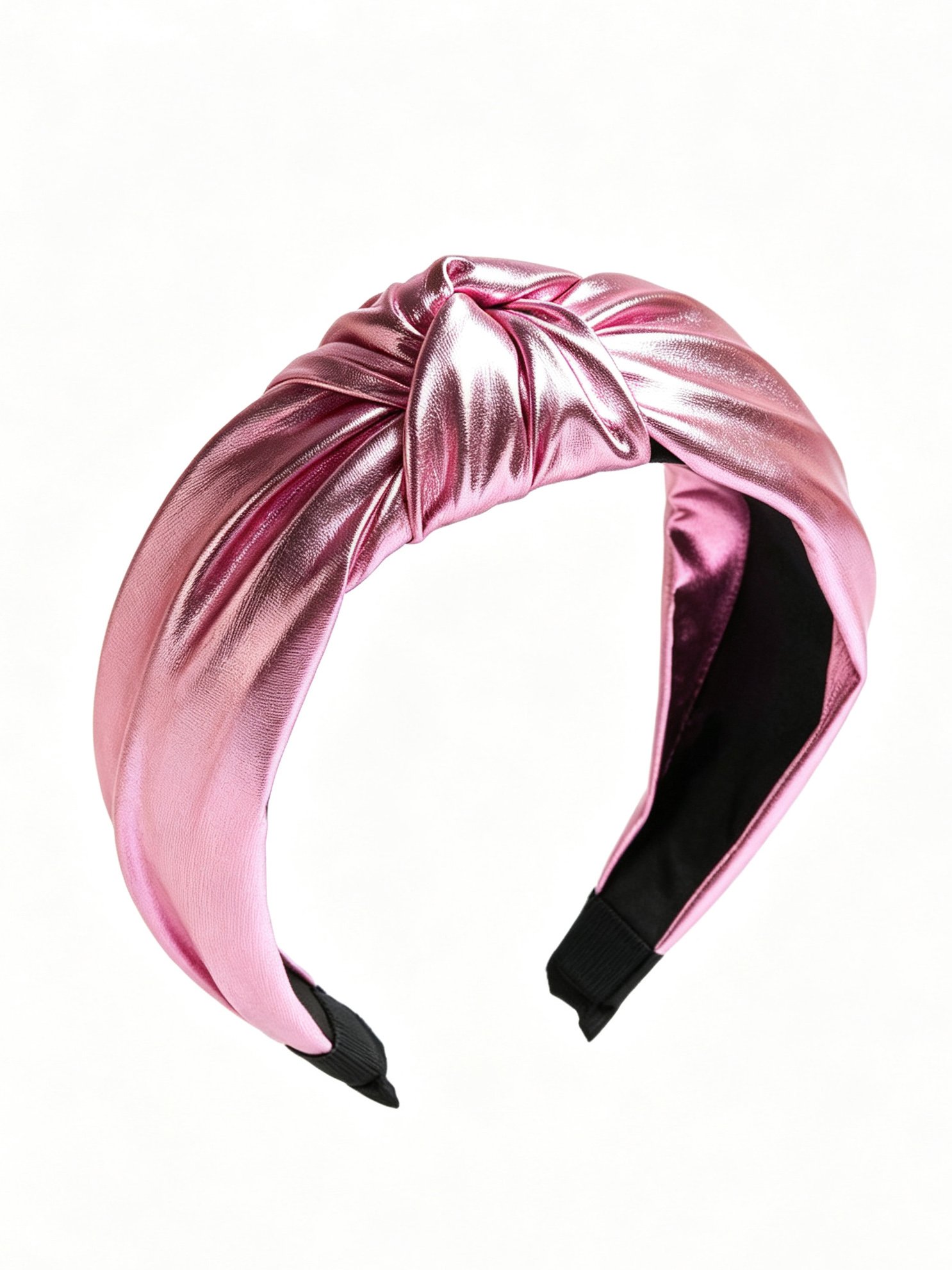 PU Leather Wide Knotted Headband