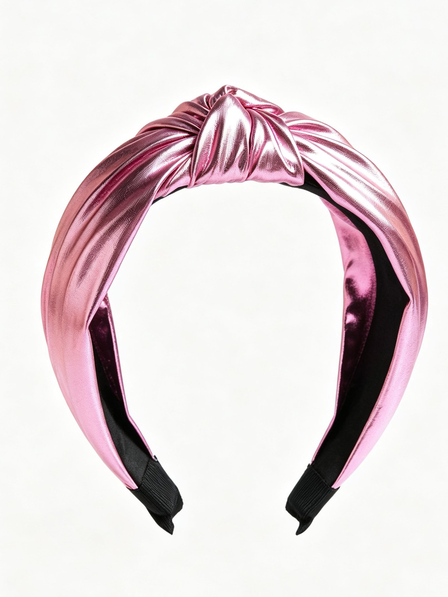 PU Leather Wide Knotted Headband