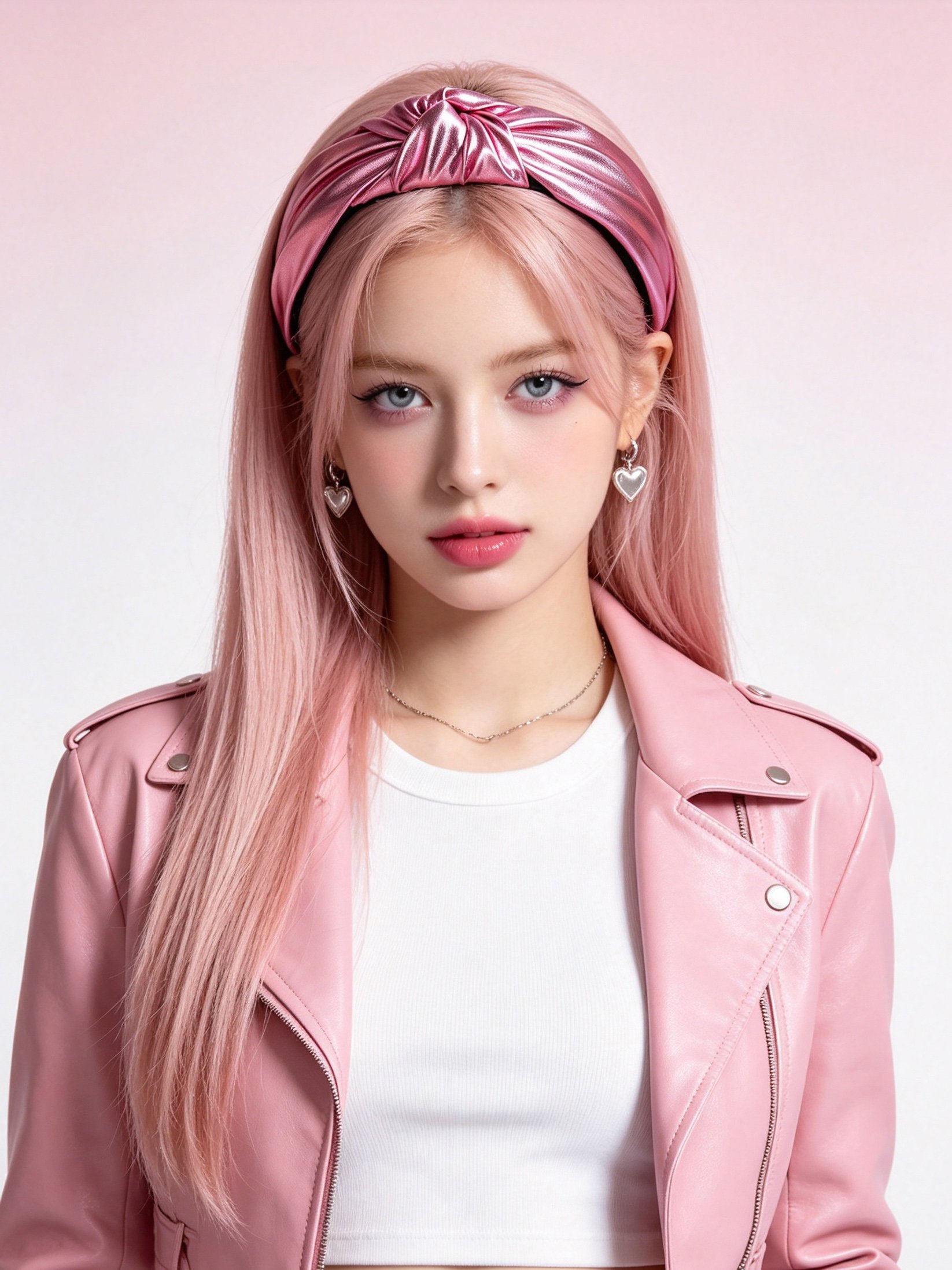 PU Leather Wide Knotted Headband