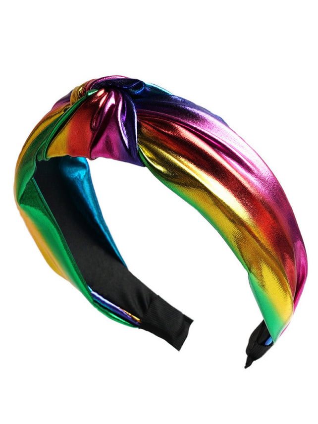 PU Leather Wide Knotted Headband