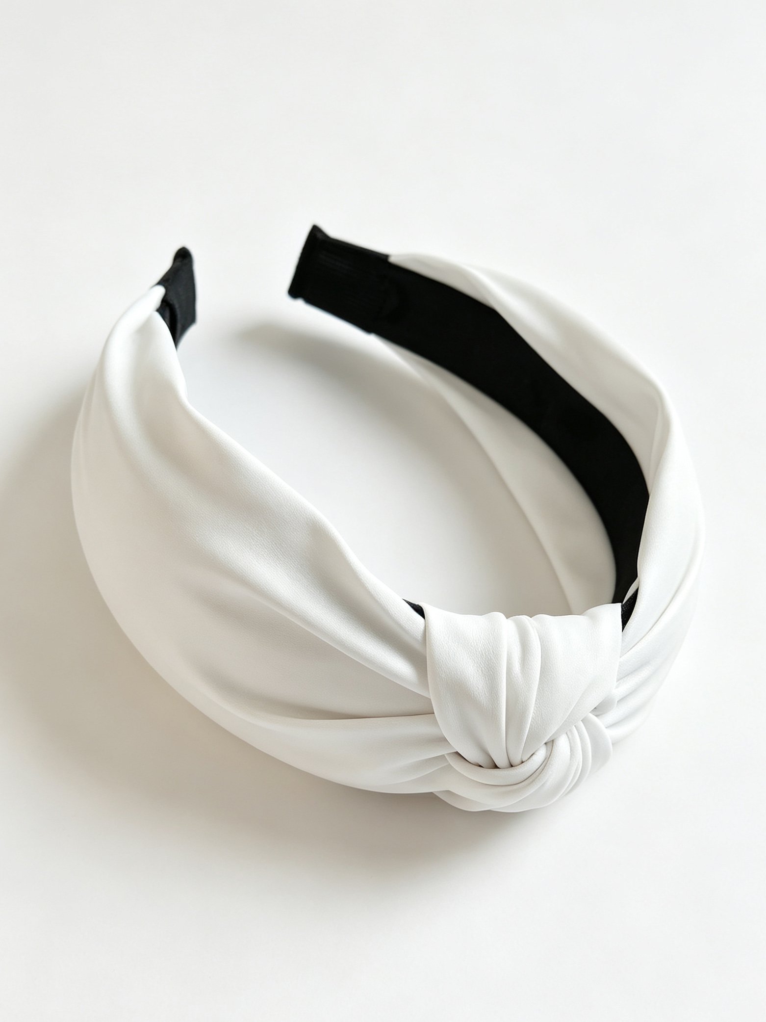 Wide Solid Color Knotted Headband